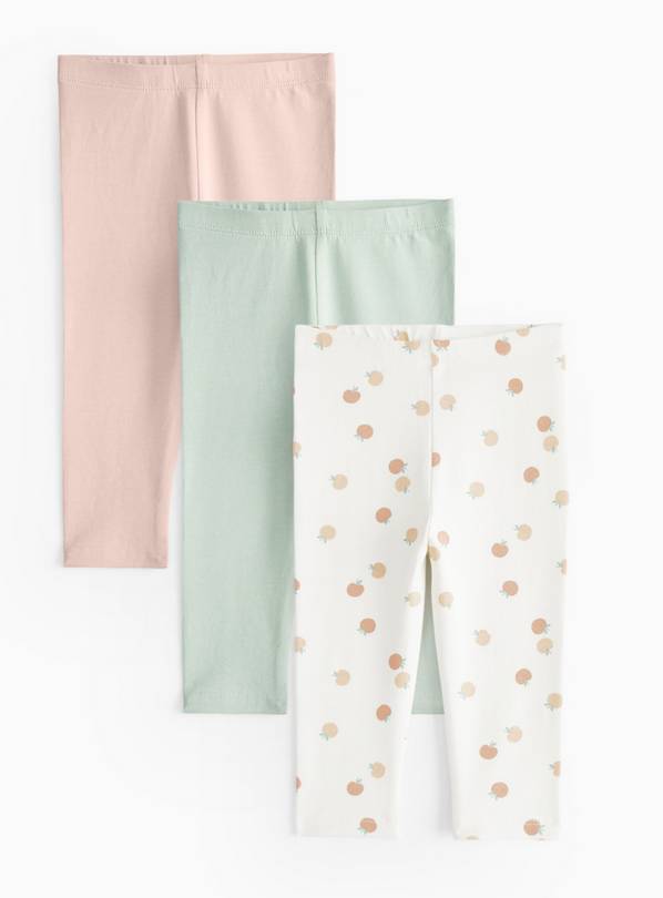 Apricot Harvest Leggings 3 Pack  3-6 months